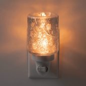 Silver Stem Scentsy Plugin Mini Warmer - Dark Setting