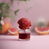 Champagne & Pink Grapefruit - Prim Posy Fragrance Flower Styled