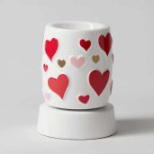 Heartstruck Scentsy Mini Warmer with Tabletop Base Switched Off