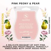 Pink Peony & Pear Scentsy Wax Bar