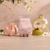 Pink Peony & Pear Scentsy Wax Bar Styled