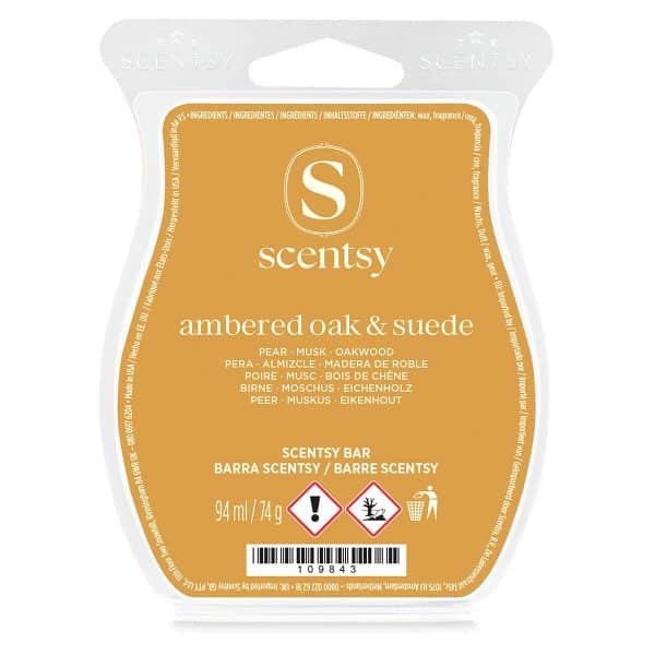 Ambered Oak & Suede Scentsy Bar