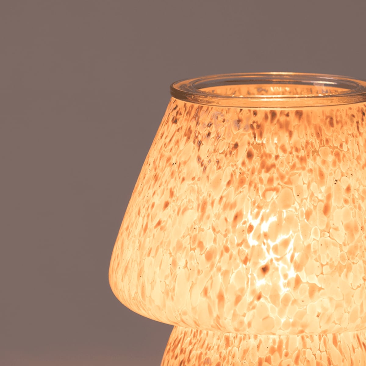 Confetti Glow - Taupe Scentsy Warmer Close Up Confetti Glow - Taupe Scentsy Warmer Close Up