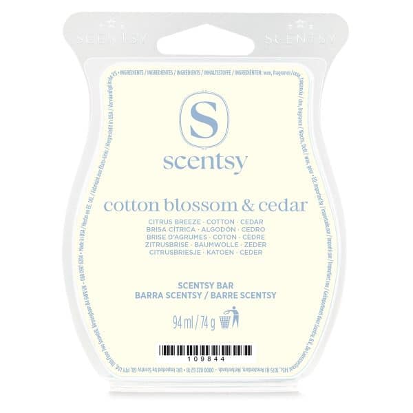 Cotton Blossom & Cedar Scentsy Bar