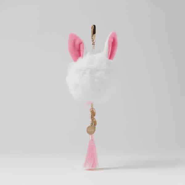 Fluffy Bunny Scentsy Charm Clip + Peach Paradise fragrance