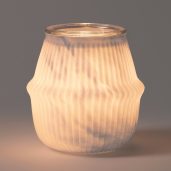 Gossamer Haze Scentsy Warmer Real Life Dark Setting