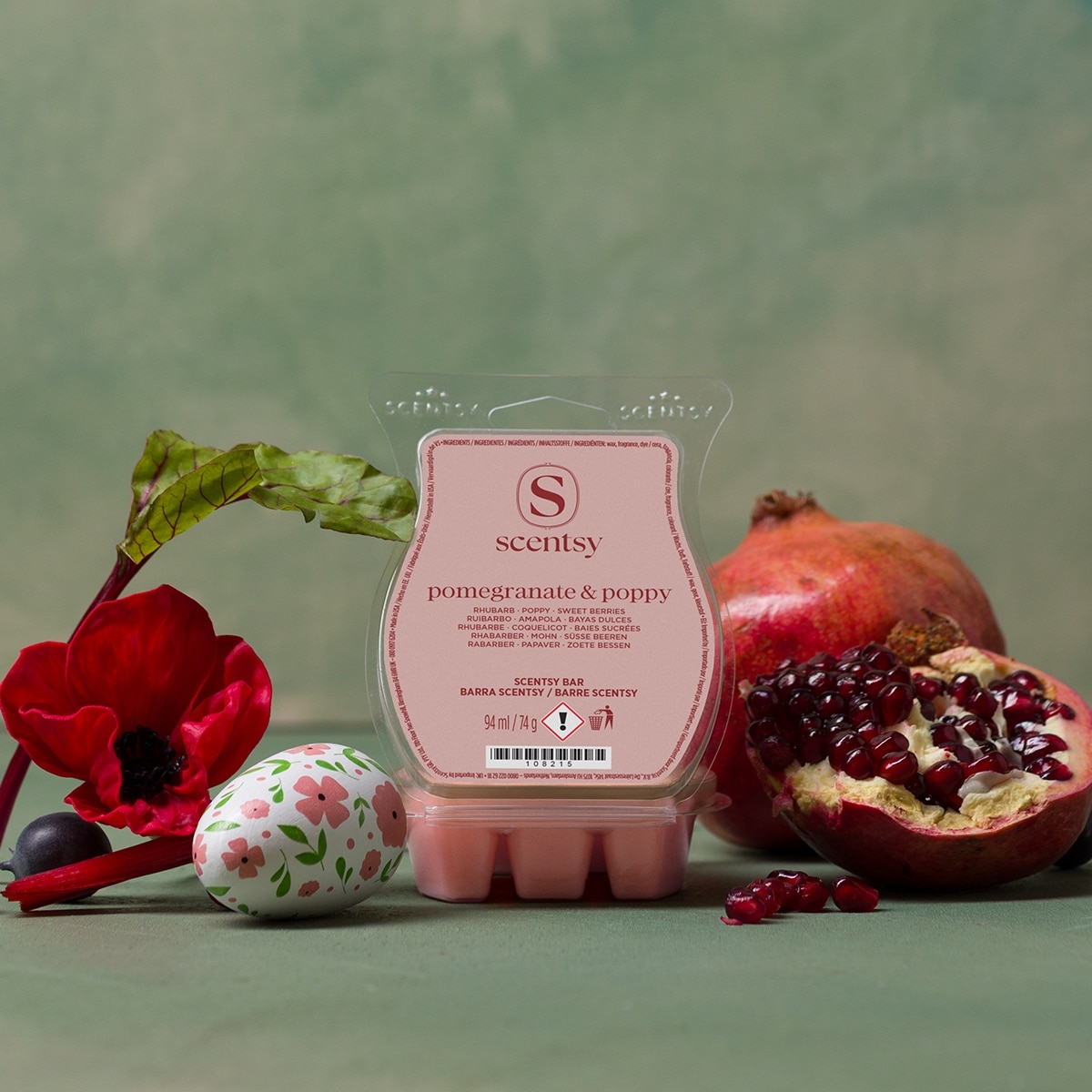 Pomegranate & Poppy Scentsy Bar Styled Pomegranate & Poppy Scentsy Bar