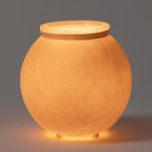 Sanded Linea Scentsy Warmer Dark Setting