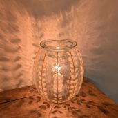 White Marigold Scentsy Warmer Styled