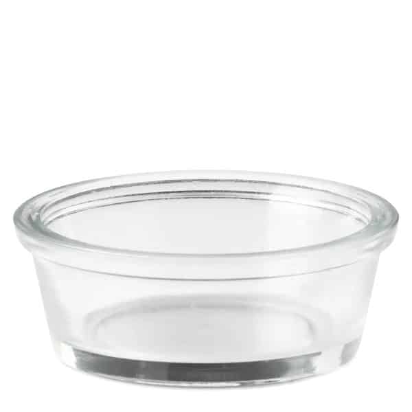 Clear Glass Round Lip Scentsy Replacement Dish (80x25mm)