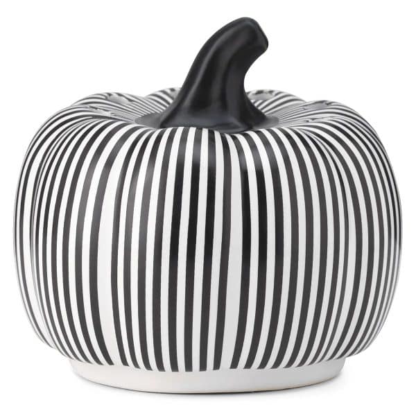 Courtly Striped Pumpkin Scentsy Replacement Lid