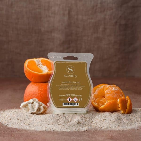 Sand & Citrus Scentsy Bar Styled