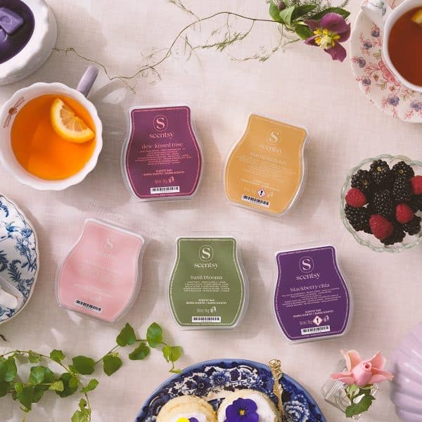 Botanical Scentsy Wax Collection Styled