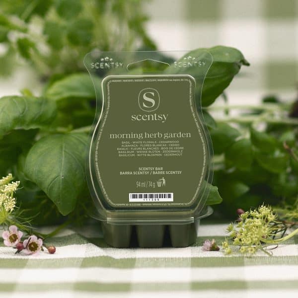 Morning Herb Garden Scentsy Wax Bar Styled