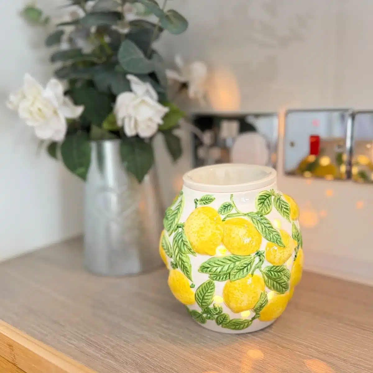 Amalfi Limone Scentsy Warmer Styled 5 Amalfi Limone Scentsy Warmer