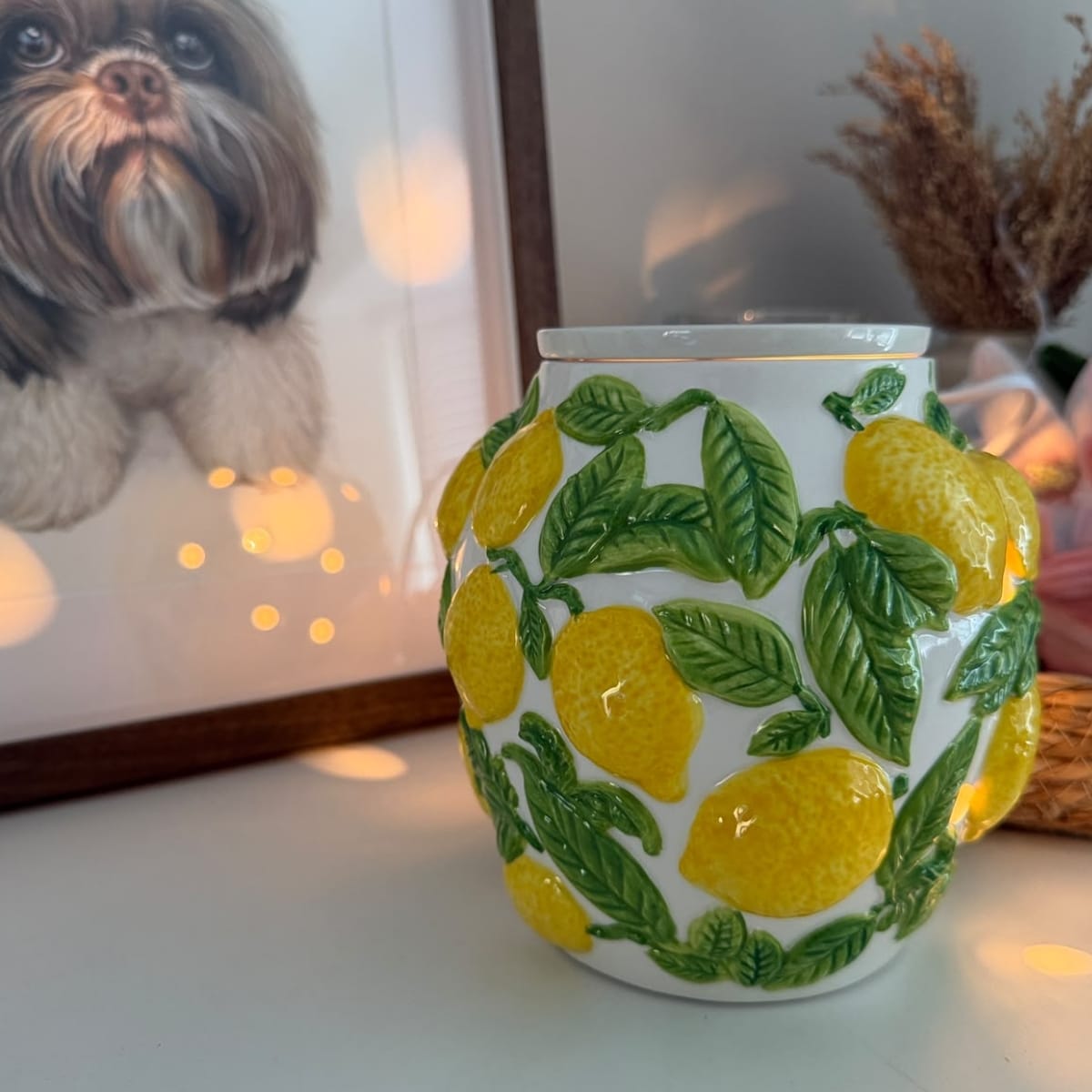 Amalfi Limone Scentsy Warmer Styled 6 Amalfi Limone Scentsy Warmer