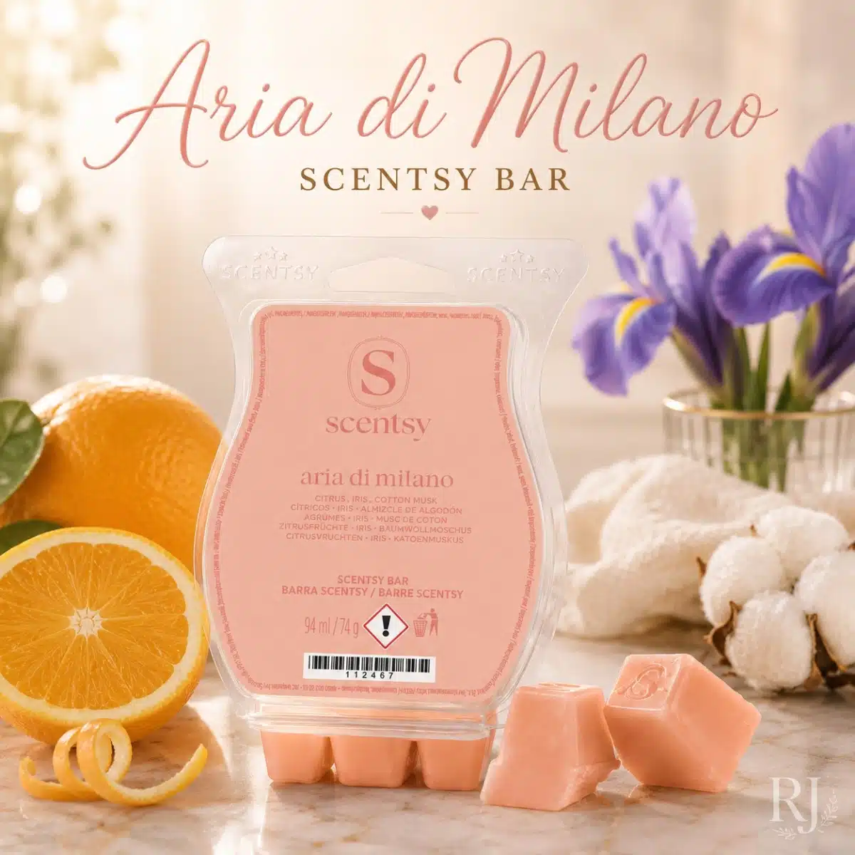 Aria di Milano Scentsy Wax Bar Melt Aria di Milano Scentsy Wax Bar Melt