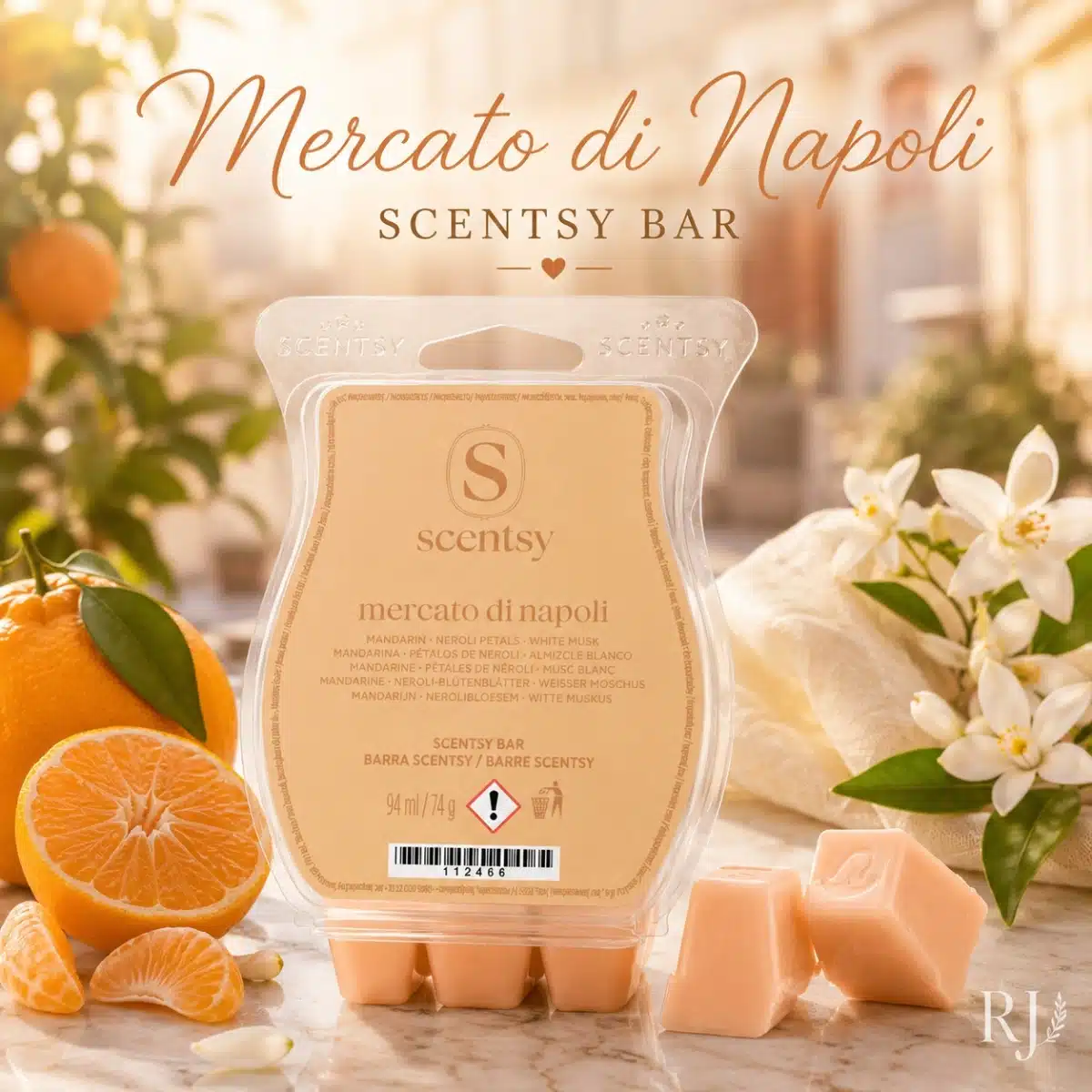 Mercato di Napoli Scentsy Wax Bar Melt Mercato di Napoli Scentsy Wax Bar Melt