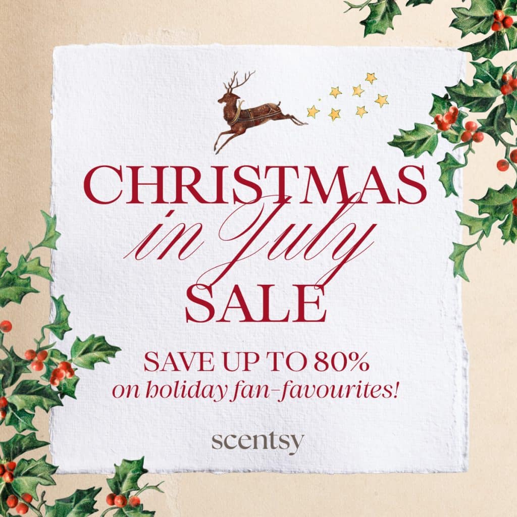 Scentsy UK Flash Sale - Christmas in July 2026