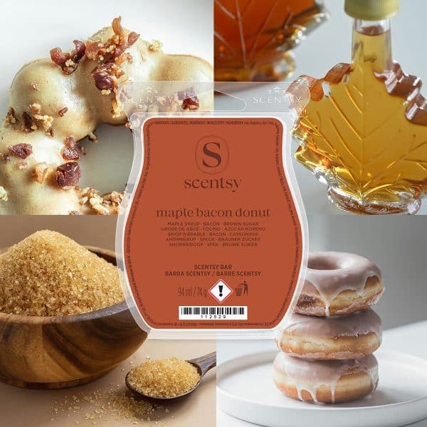 Maple Bacon Donut Scentsy Bar Styled Maple Bacon Donut Scentsy Bar