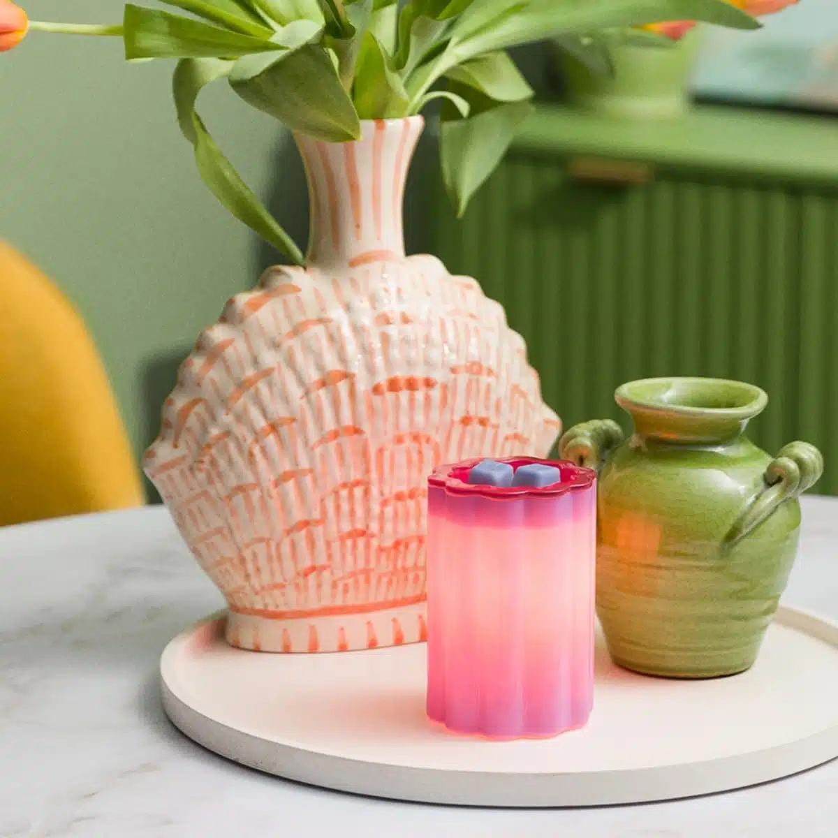 Petal – Purple Scentsy Warmer Styled Petal – Purple Scentsy Warmer