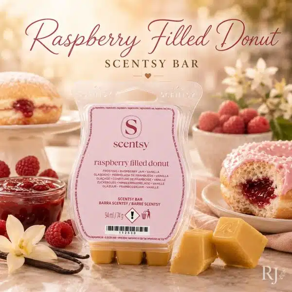 Raspberry Filled Donut Scentsy Bar Styled 2026 Raspberry Filled Donut Scentsy Bar Styled 2026