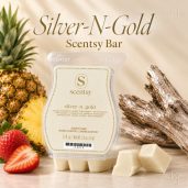 Silver-N-Gold Scentsy Wax Bar Melt