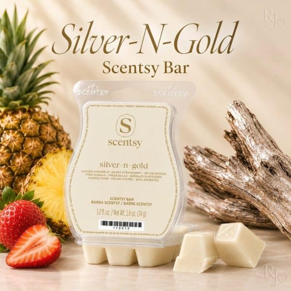 Silver-N-Gold Scentsy Wax Bar Melt Silver-N-Gold Scentsy Wax Bar Melt