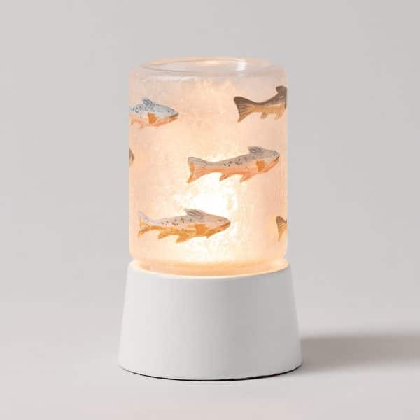 Silverfin Scentsy Mini Warmer with Tabletop Base