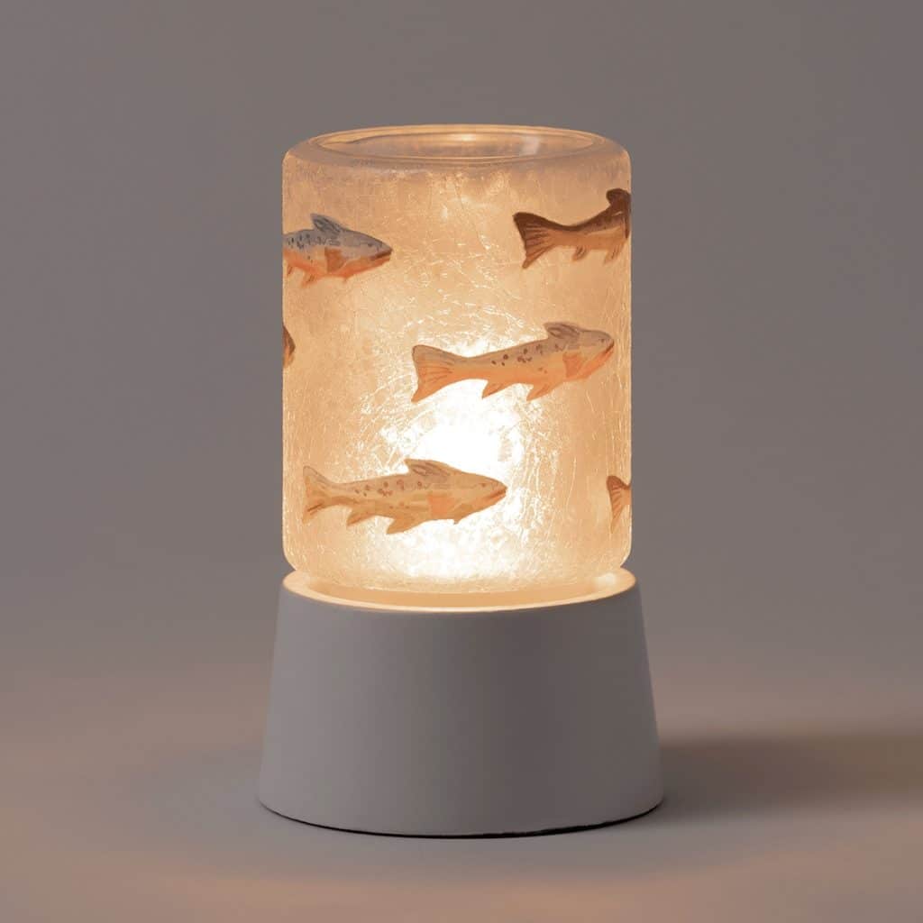 Silverfin Scentsy Mini Warmer with Tabletop Base Dark Setting