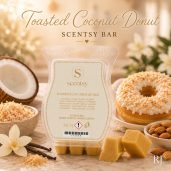 Toasted Coconut Donut Scentsy Bar