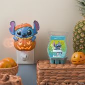 Disney Stitch Pumpkin Trouble – Scentsy Mini Warmer with Wall Plug Styled