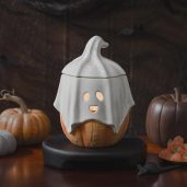Ghostlight Gourd Scentsy Warmer Styled