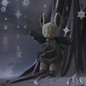 Midnight the Bat Scentsy Buddy Styled