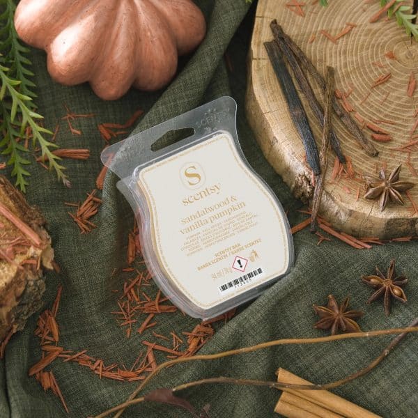 Sandalwood & Vanilla Pumpkin Scentsy Bar Styled