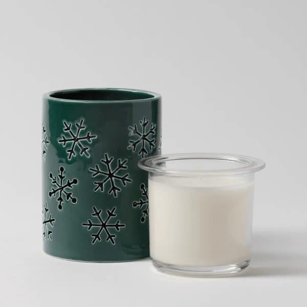 Alpine Snowflake Scentsy Candle Insert & Holder 1