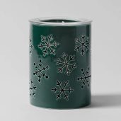 Alpine Snowflake Scentsy Candle Insert & Holder