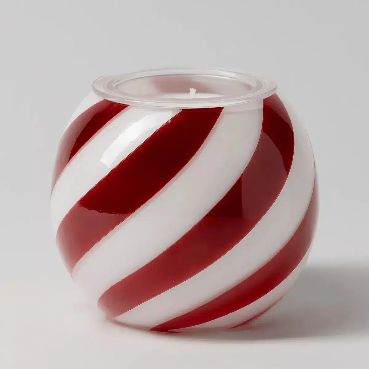 Candy Cane Swirl Scentsy Candle Insert & Holder Candy Cane Swirl Scentsy Candle Insert & Holder
