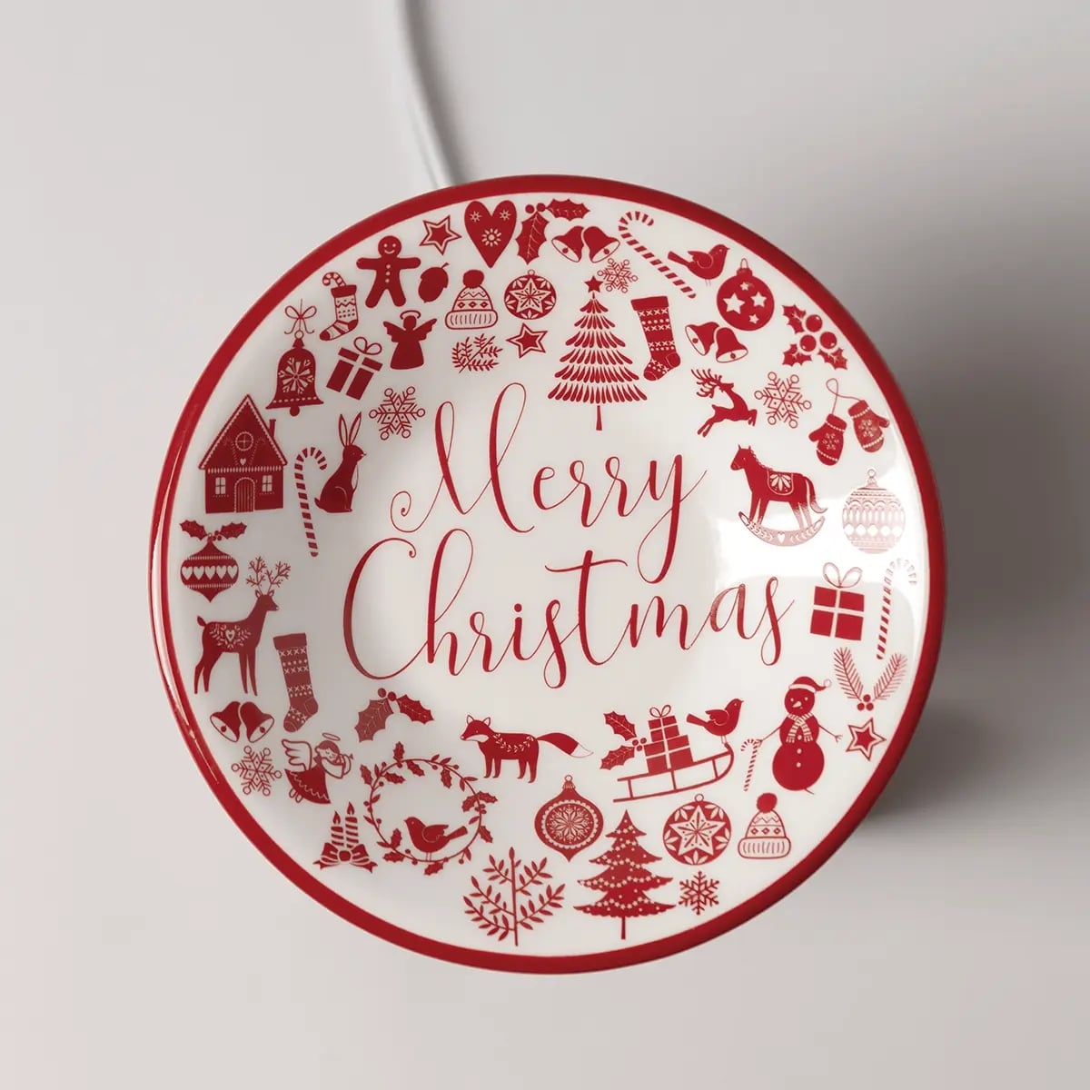 Christmas Keeper Santa Scentsy Warmer Top View Christmas Keeper Santa Scentsy Warmer Top View