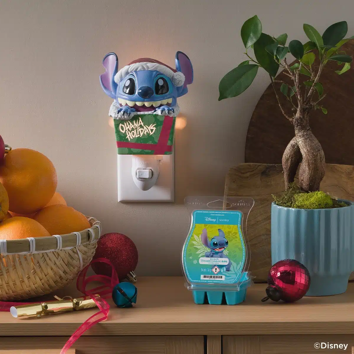 Disney Stitch Unleash the Holidays Scentsy Mini Warmer Styled With Wax Disney Stitch Unleash the Holidays Scentsy Mini Warmer Styled With Wax