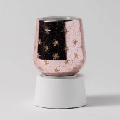 Frosted Flurry Scentsy Mini Warmer with Tabletop Base Switched Off