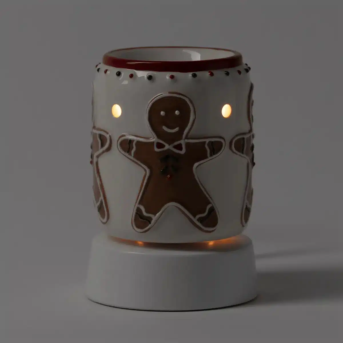 Gingerbread Snap Scentsy Mini Warmer with Tabletop Base Dark Setting Gingerbread Snap Scentsy Mini Warmer with Tabletop Base Dark Setting
