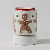 Gingerbread Snap Scentsy Mini Warmer with Tabletop Base