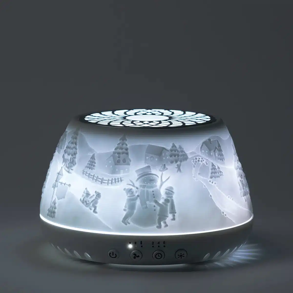 Icicle Lane Scentsy Air Quad Fan Diffuser Dark Setting Icicle Lane Scentsy Air Quad Fan Diffuser Dark Setting