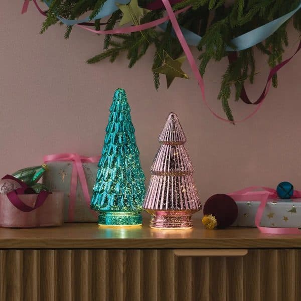 Scentsy LED Décor Trees – Pink and Blue – Decorative Only Styled