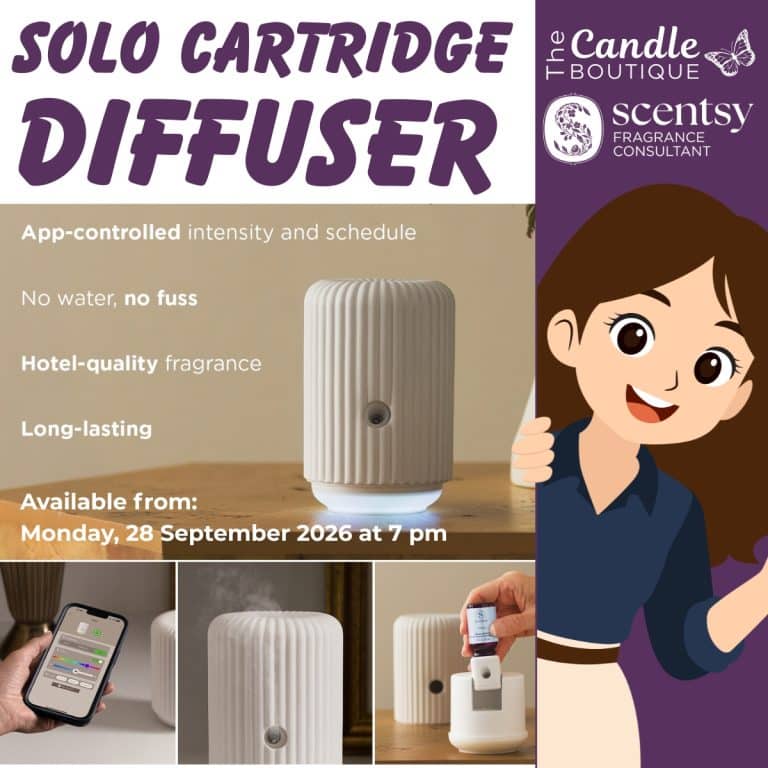 Scentsy Solo Cartridge Diffuser – The New Smart, Waterless Home Fragrance System