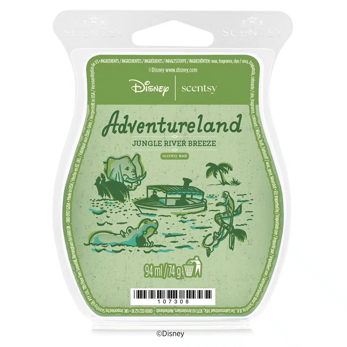 Walt Disney World® Adventureland Jungle River Breeze Scentsy Bar Walt Disney World® Adventureland Jungle River Breeze Scentsy Bar