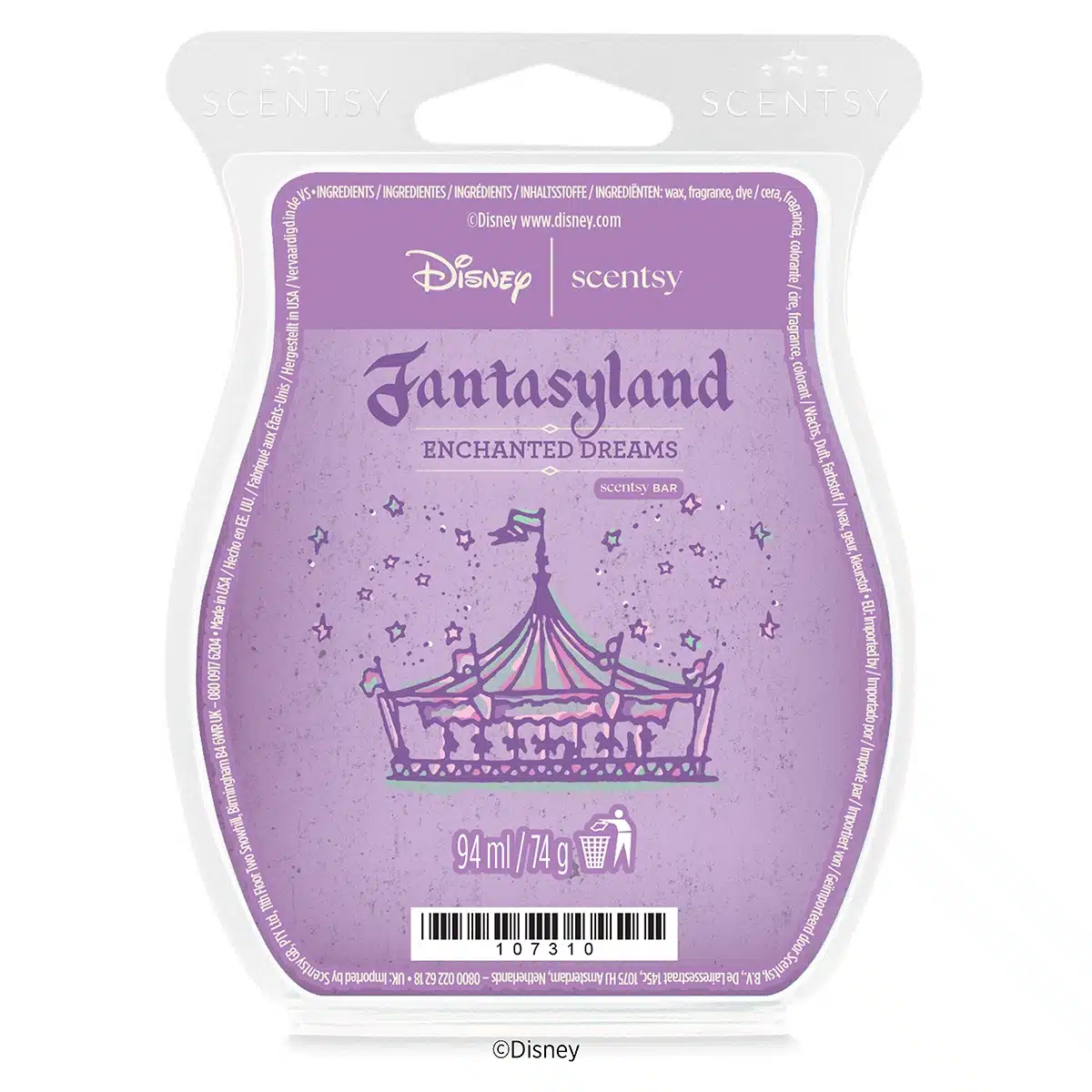 Walt Disney World® Fantasyland Enchanted Dreams Scentsy Bar Walt Disney World® Fantasyland: Enchanted Dreams Scentsy Bar