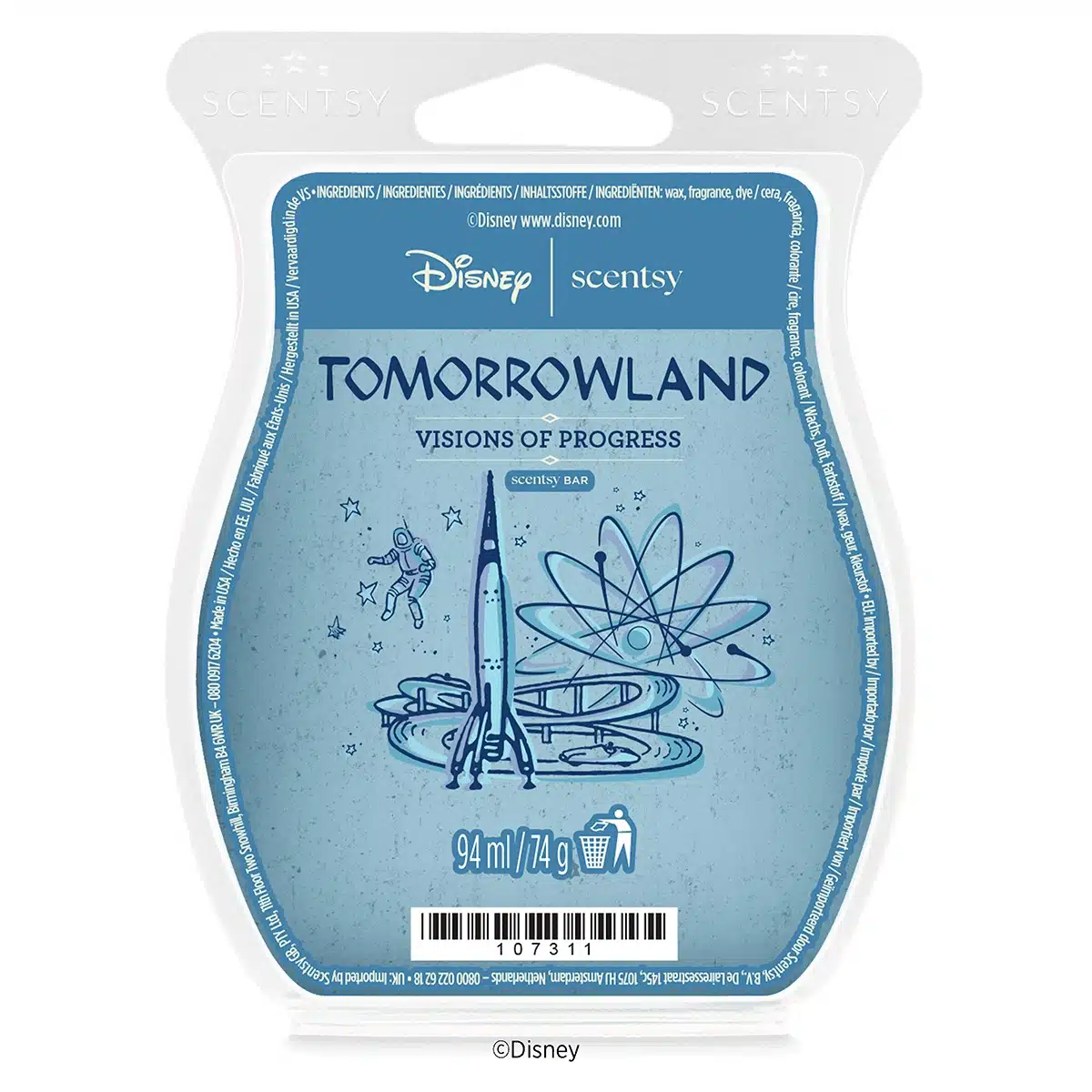 Walt Disney World® Tomorrowland Visions of Progress Scentsy Bar Walt Disney World® Tomorrowland Visions of Progress Scentsy Bar