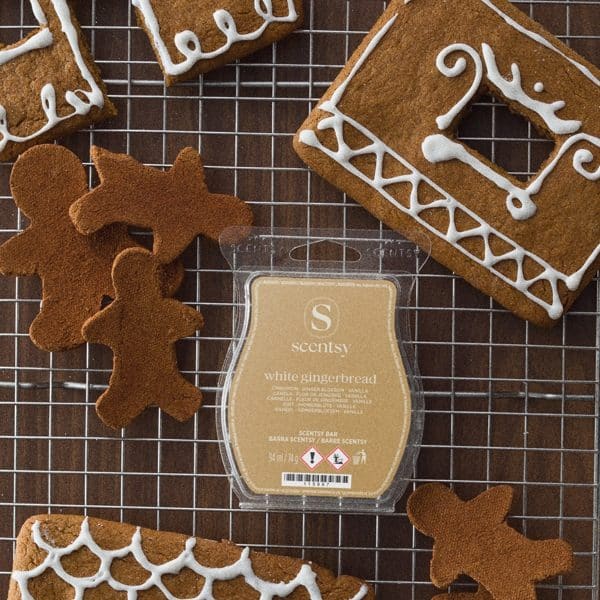White Gingerbread Scensty Wax Bar Styled White Gingerbread Scensty Wax Bar Styled